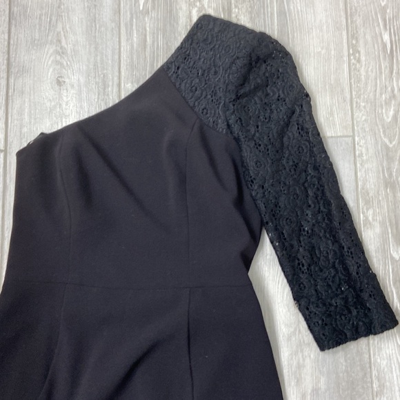 Black Halo 1 shoulder cocktail dress - Picture 2 of 11